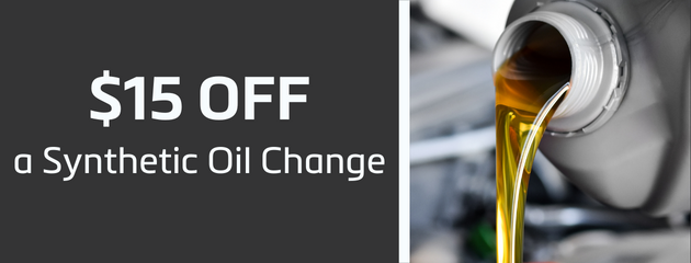 $15 Off Synthetic Oil Change